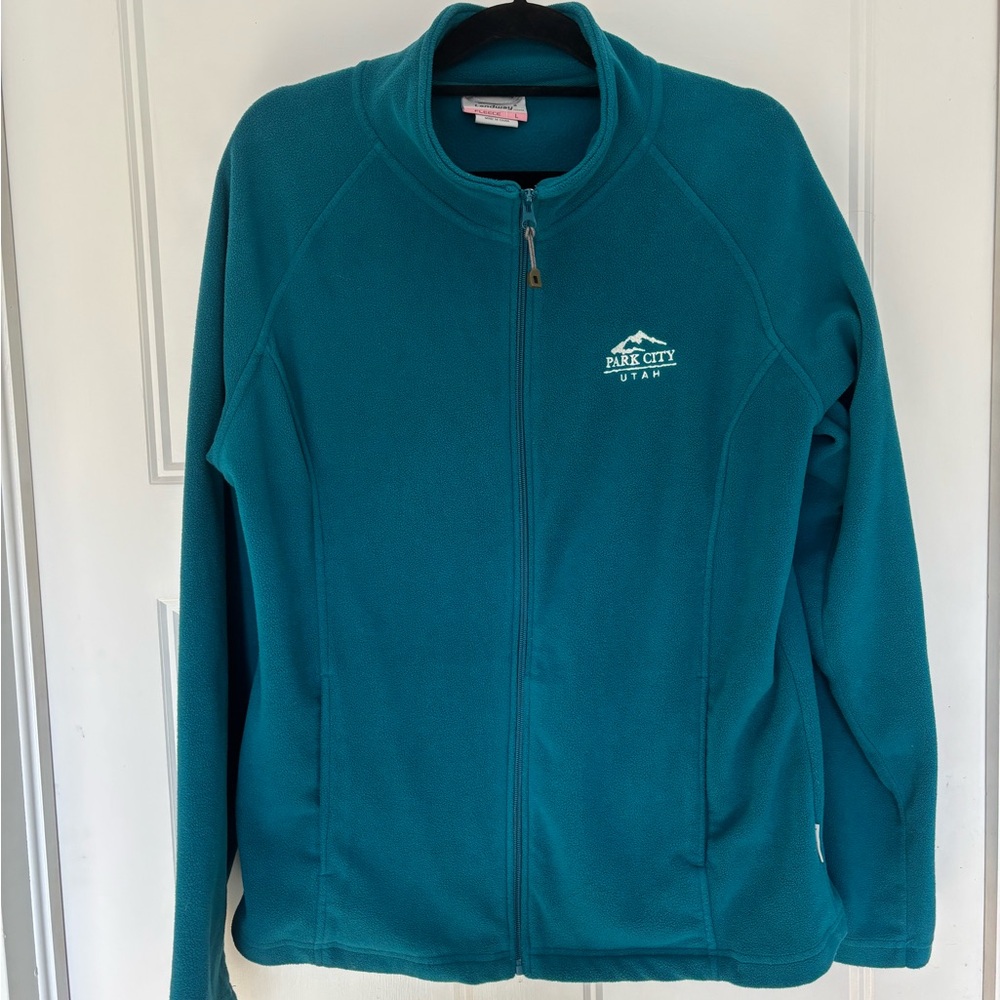 Blue Ski Snow Jacket Full-Zip Soft Fleece